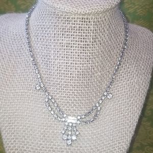 Vintage rhyme stone necklace